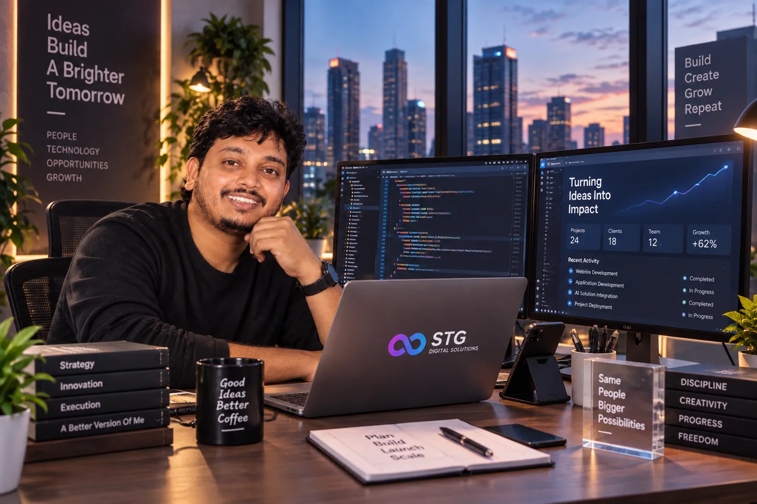 Sai Teja Gonemadathala, Founder of STG Digital Solutions