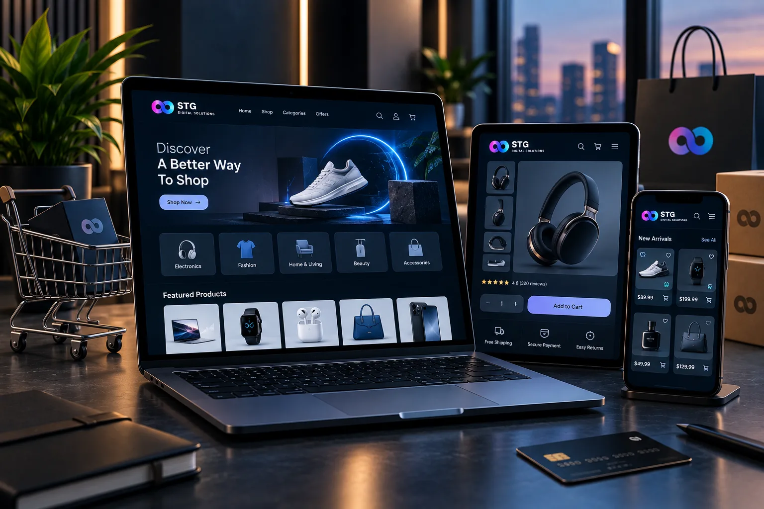 Comparing e-commerce platforms for an online store